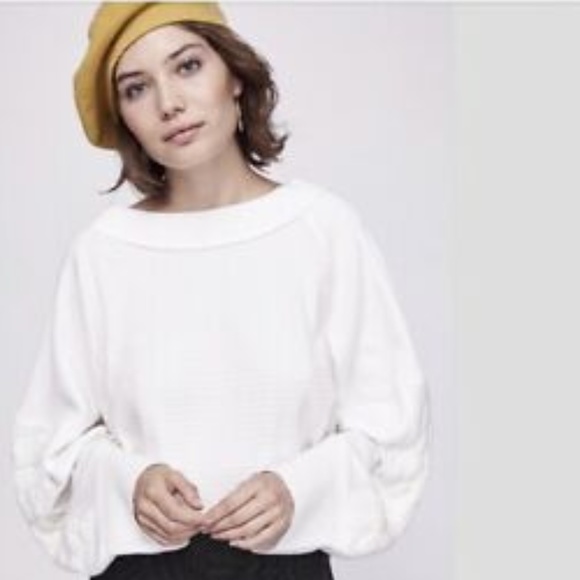 Free People Tops - Free People Josie Waffle-Knit Sweater Top